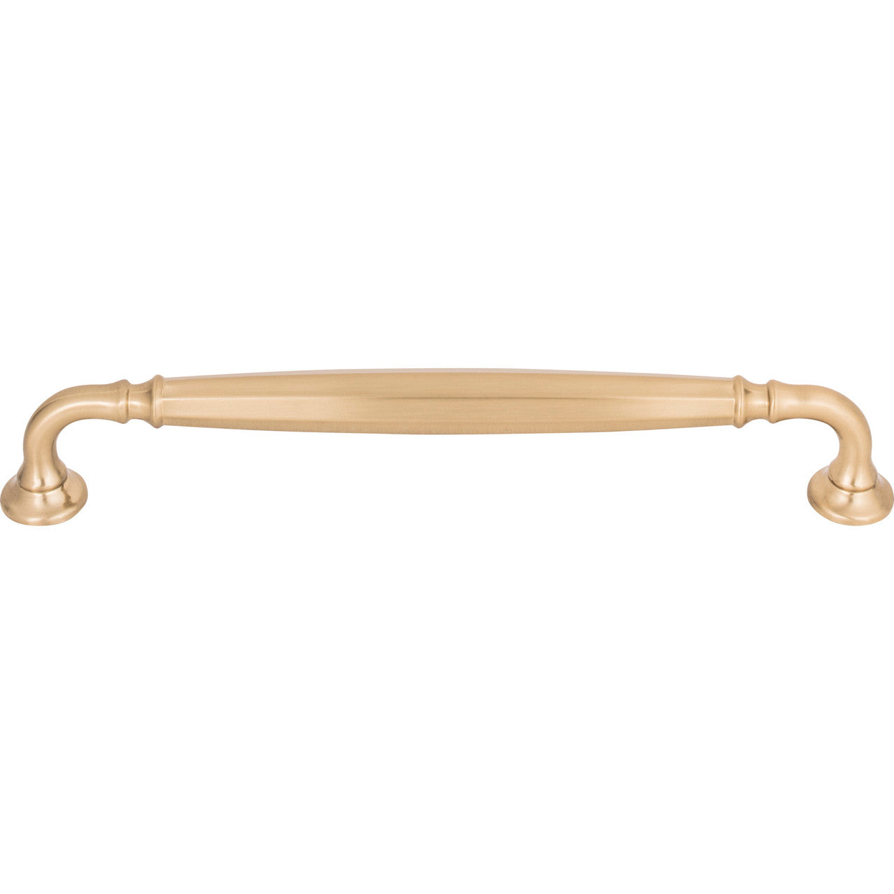 Top Knobs TK1054HB: 7-9/16" cc Barrow D-Handle Cabinet Pull - Honey Bronze
