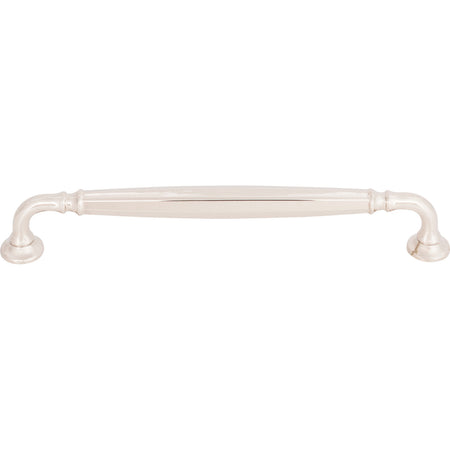Top Knobs TK1054PN: 7-9/16" cc Barrow D-Handle Cabinet Pull - Polished Nickel
