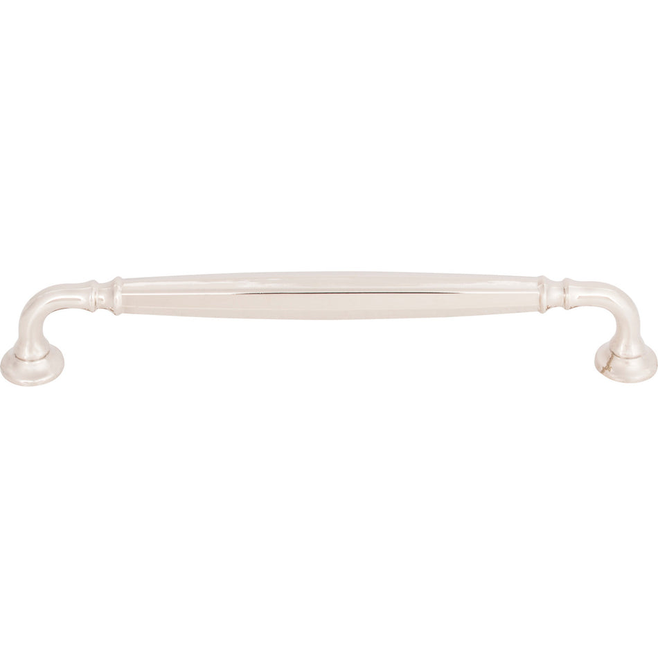 Top Knobs TK1054PN: 7-9/16" cc Barrow D-Handle Cabinet Pull - Polished Nickel