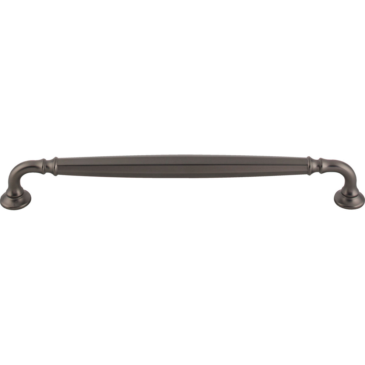 Top Knobs TK1055AG: 8-13/16" cc Barrow D-Handle Cabinet Pull - Ash Gray