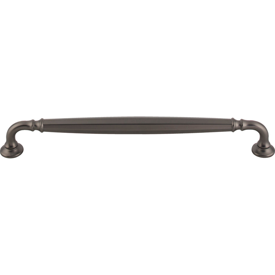 Top Knobs TK1055AG: 8-13/16" cc Barrow D-Handle Cabinet Pull - Ash Gray