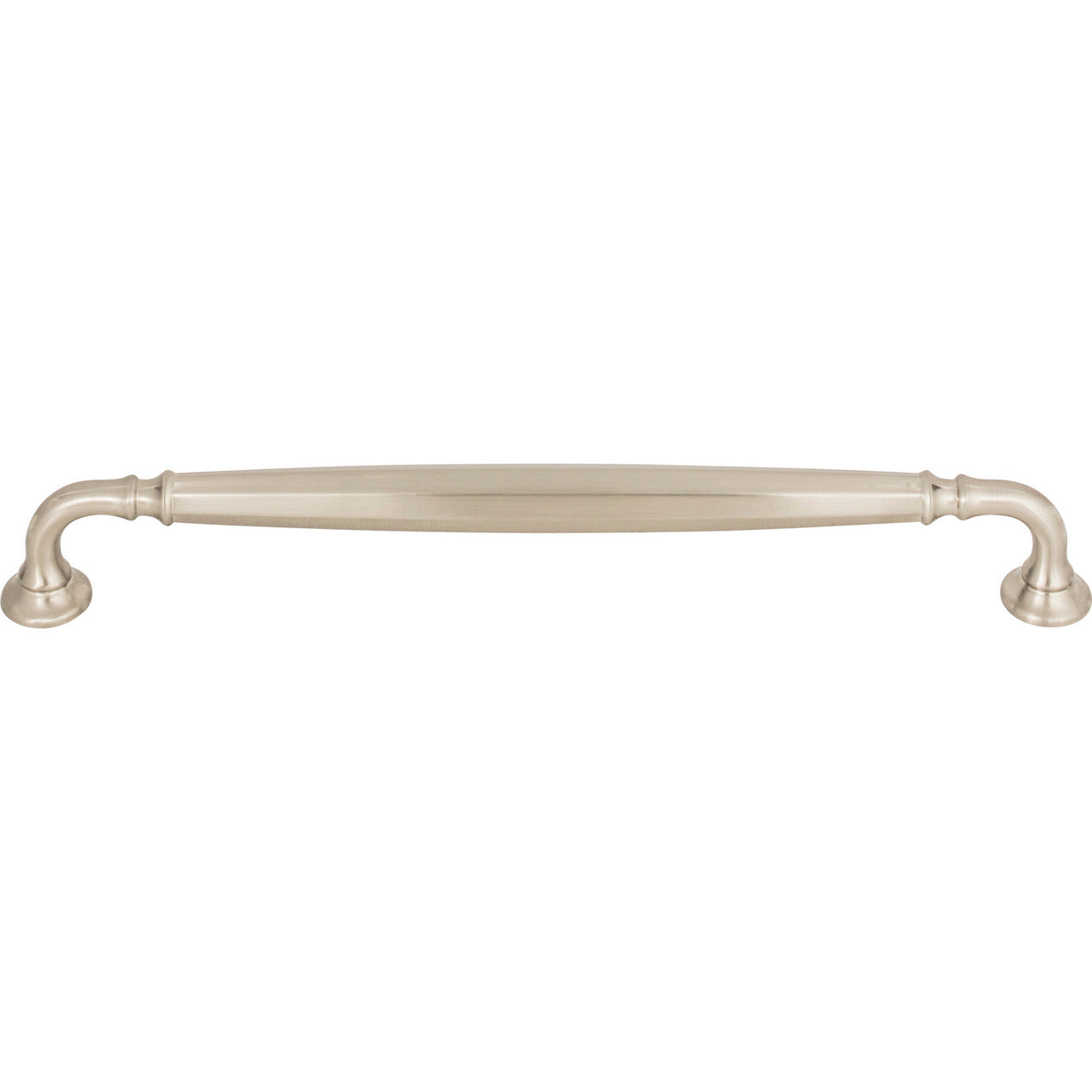 Top Knobs TK1055BSN: 8-13/16" cc Barrow D-Handle Cabinet Pull - Brushed Satin Nickel