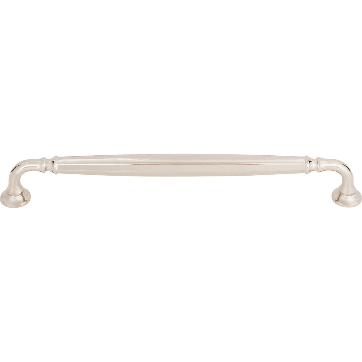 Top Knobs TK1055PN: 8-13/16" cc Barrow D-Handle Cabinet Pull - Polished Nickel
