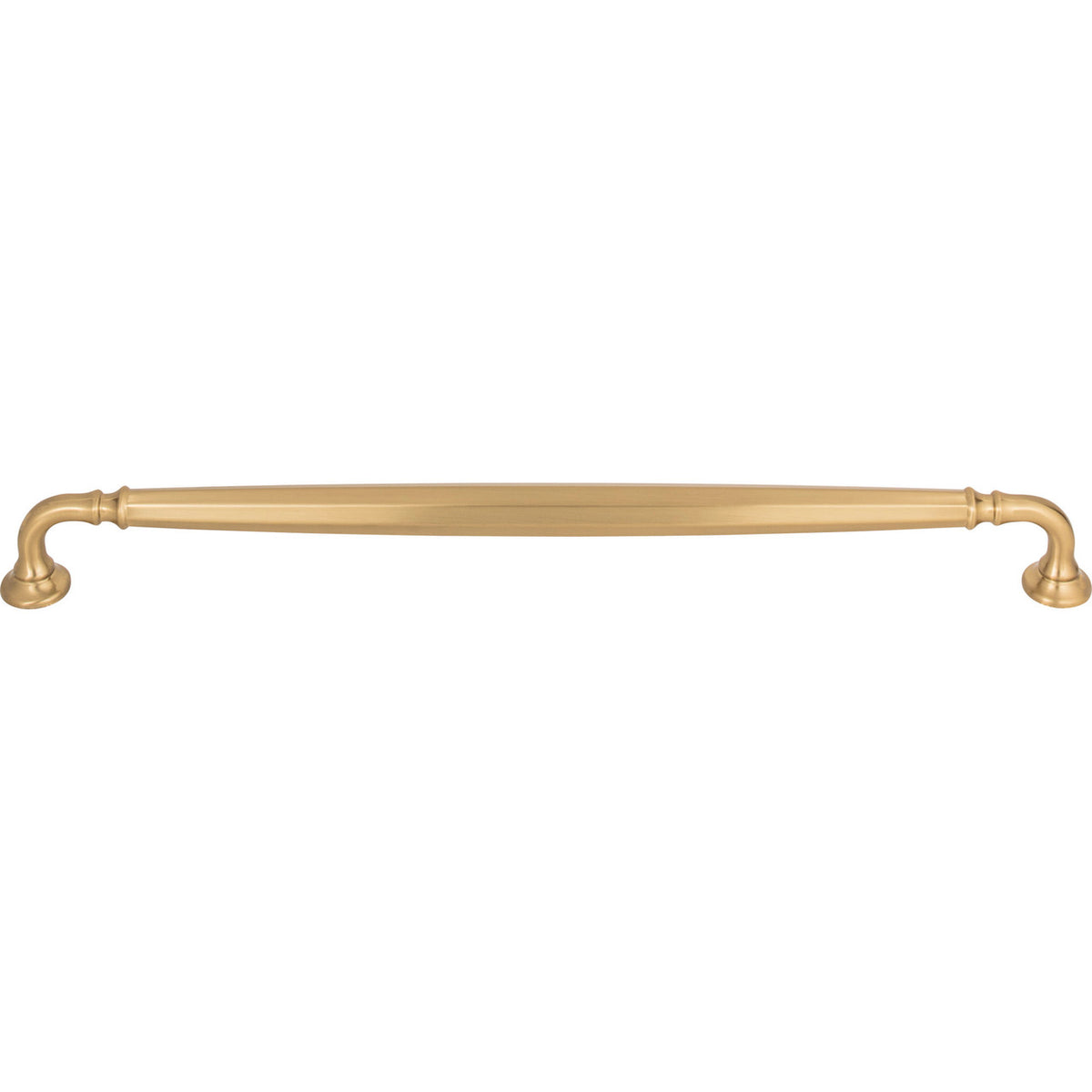 Top Knobs TK1056HB: 12" cc Barrow D-Handle Cabinet Pull - Honey Bronze