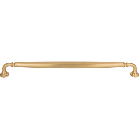 Top Knobs TK1056HB: 12" cc Barrow D-Handle Cabinet Pull - Honey Bronze
