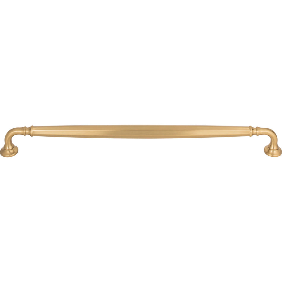 Top Knobs TK1056HB: 12" cc Barrow D-Handle Cabinet Pull - Honey Bronze