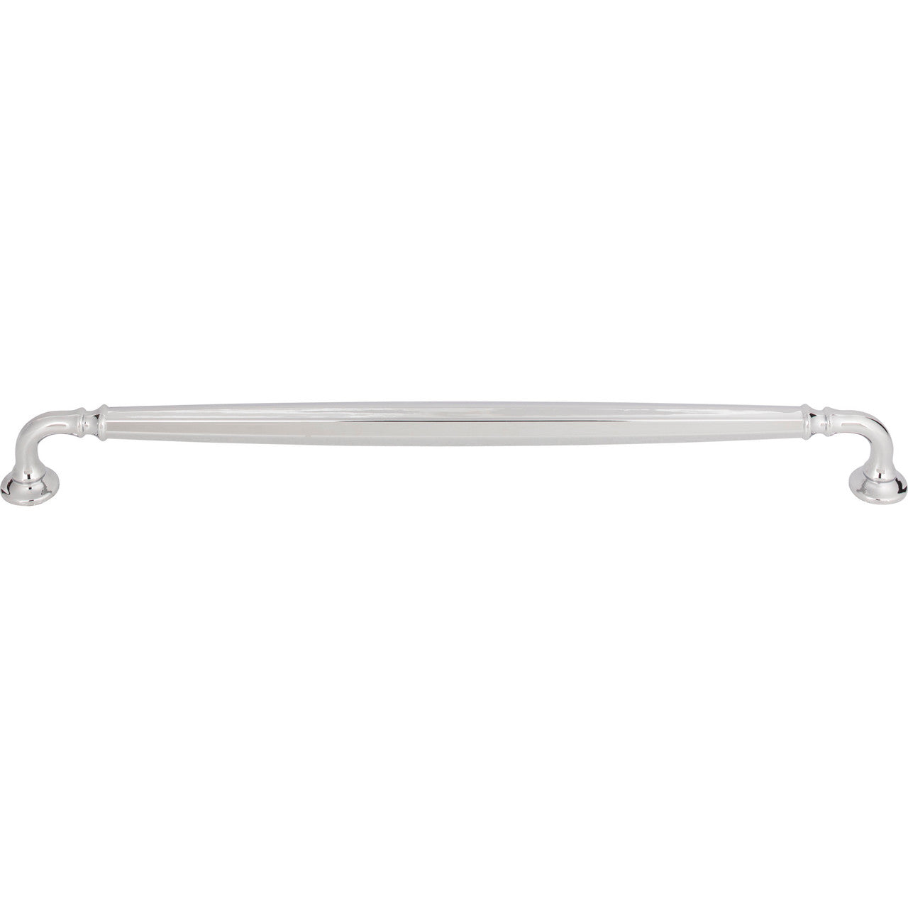 Top Knobs TK1056PC: 12" cc Barrow D-Handle Cabinet Pull - Polished Chrome