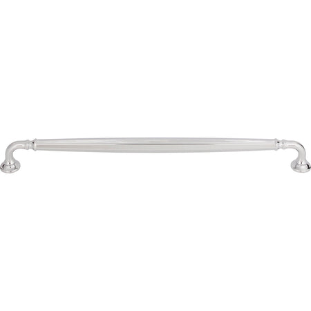 Top Knobs TK1056PC: 12" cc Barrow D-Handle Cabinet Pull - Polished Chrome
