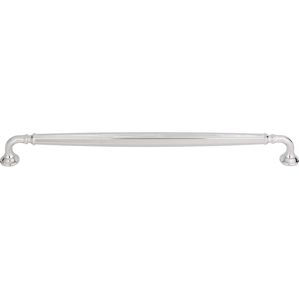 Top Knobs TK1056PC: 12" cc Barrow D-Handle Cabinet Pull - Polished Chrome