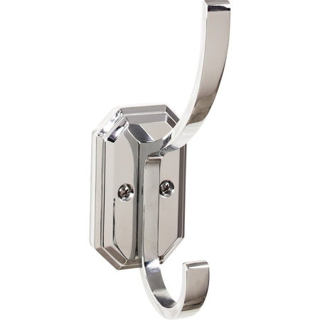 Top Knobs TK1065PC: Emerald Double Wall Hook - Polished Chrome