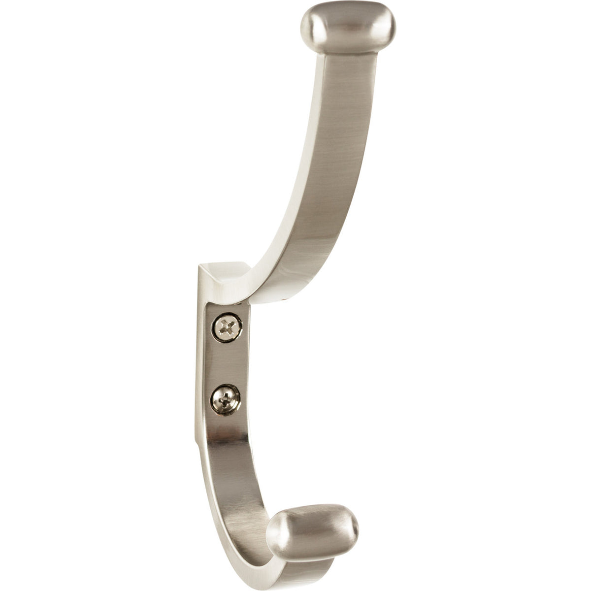 Top Knobs TK1066BSN: Hillmont Double Wall Hook - Brushed Satin Nickel