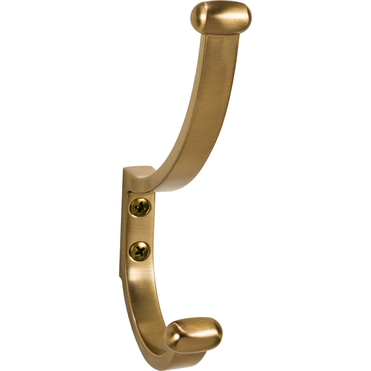 Top Knobs TK1066HB: Hillmont Double Wall Hook - Honey Bronze