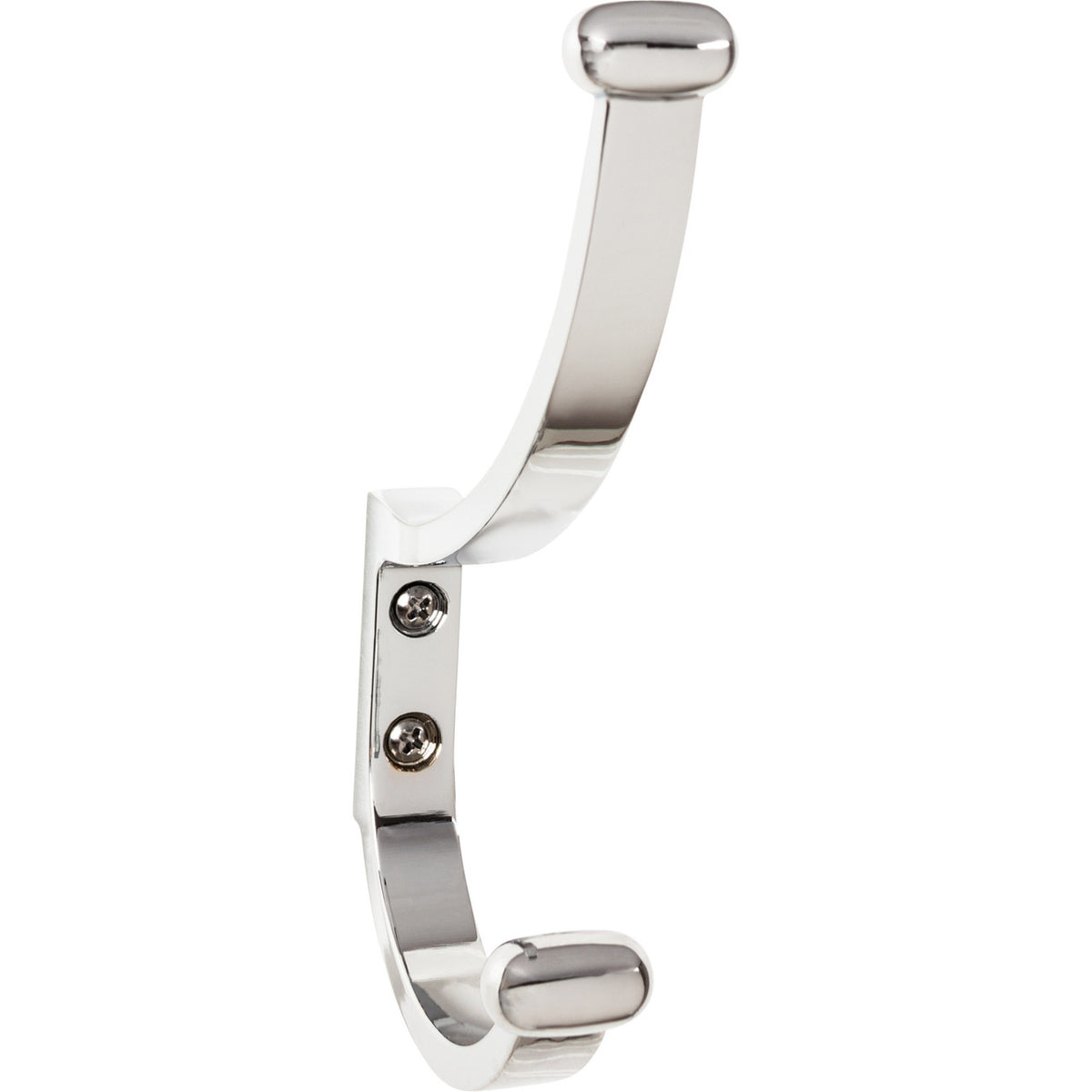Top Knobs TK1066PC: Hillmont Double Wall Hook - Polished Chrome