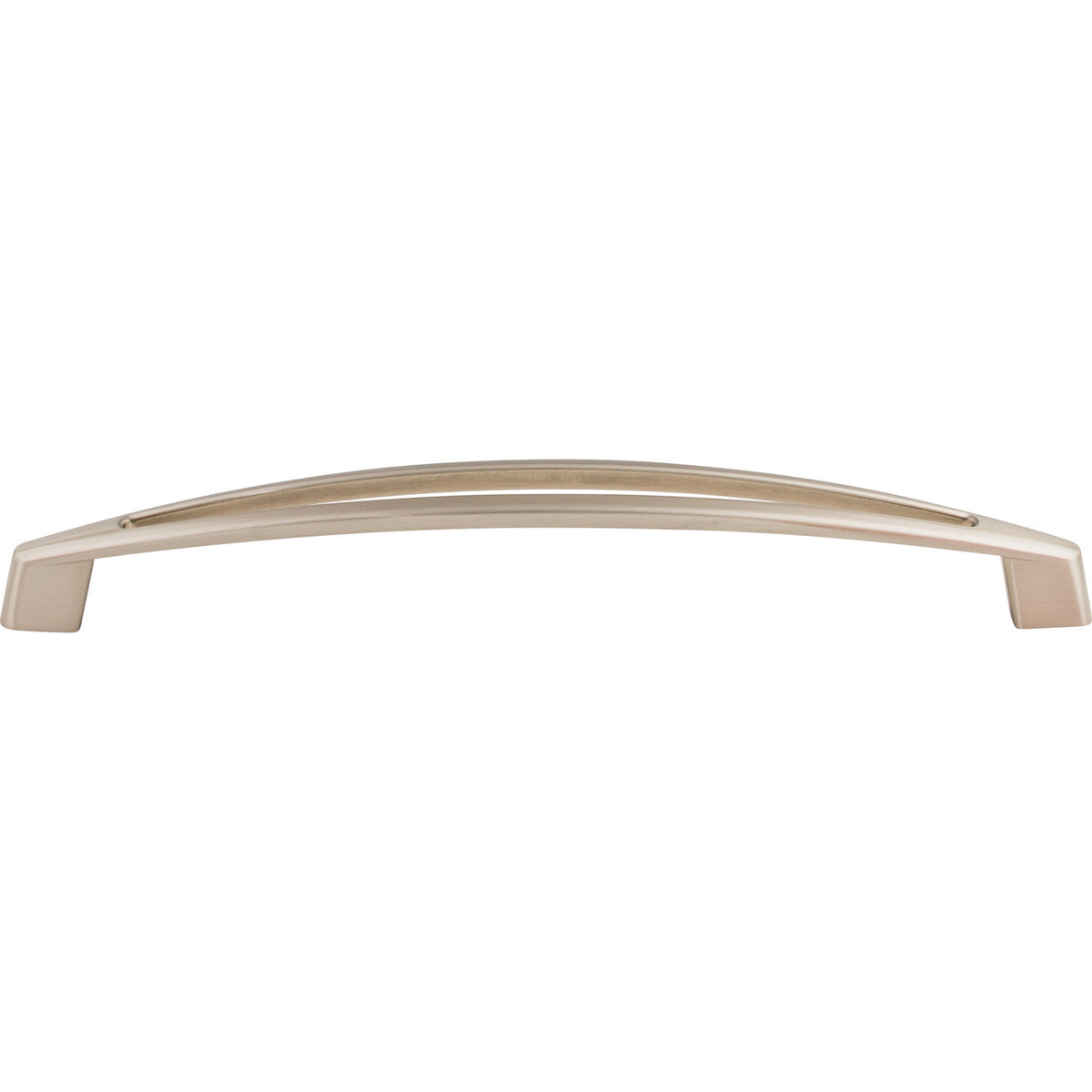 Top Knobs TK147BSN: 12" cc Verona Arch Appliance Pull - Brushed Satin Nickel