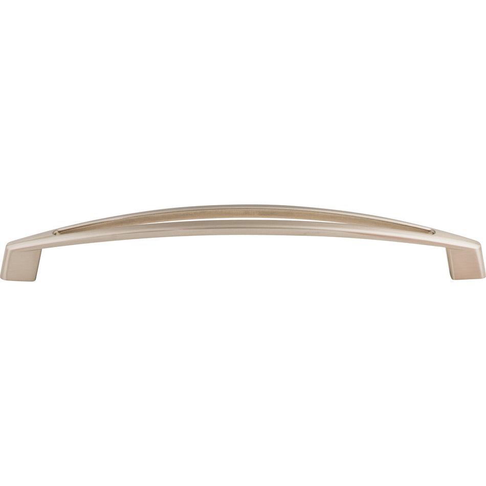 Top Knobs TK147BSN: 12" cc Verona Arch Appliance Pull - Brushed Satin Nickel
