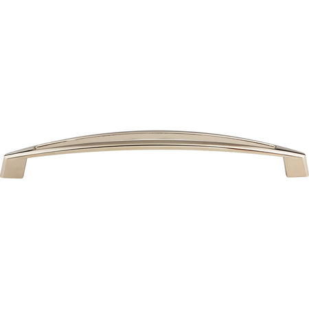 Top Knobs TK147PN: 12" cc Verona Arch Appliance Pull - Polished Nickel