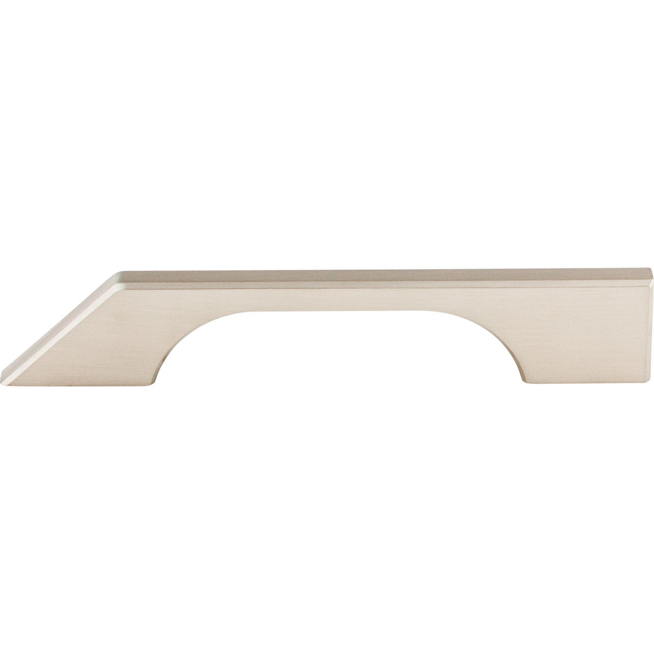 Top Knobs TK14BSN: 5" cc Sanctuary Tapered Bar Cabinet Pull - Brushed Satin Nickel