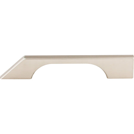 Top Knobs TK14BSN: 5" cc Sanctuary Tapered Bar Cabinet Pull - Brushed Satin Nickel