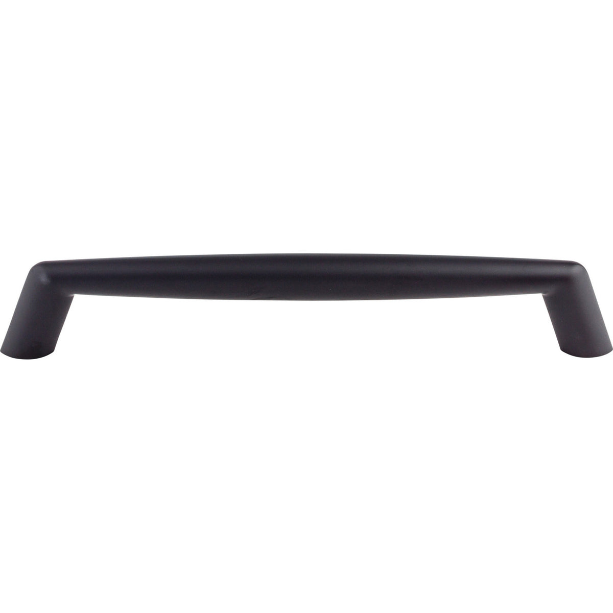 Top Knobs TK152BLK: 12" cc Rung Bar Appliance Pull - Flat Black