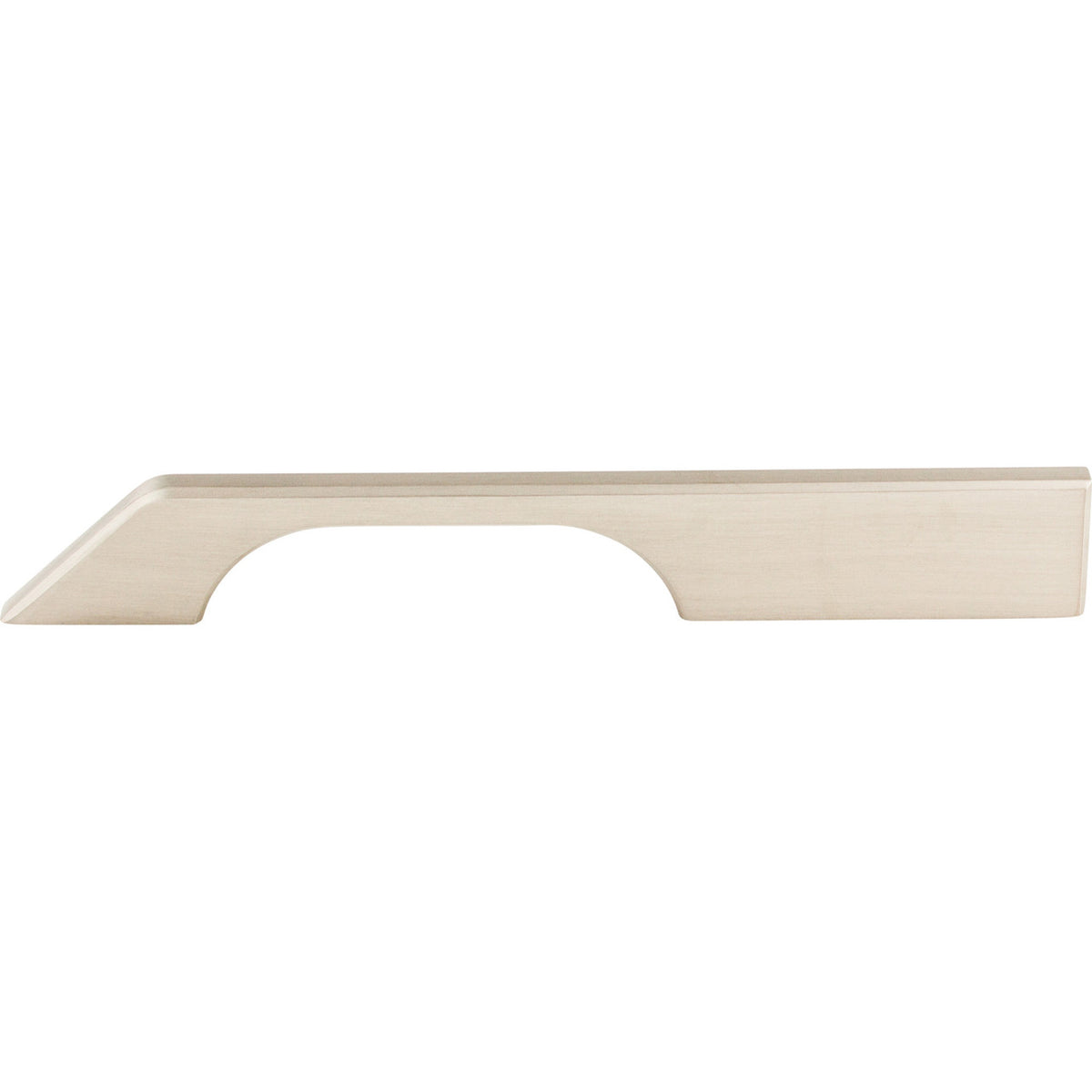 Top Knobs TK15BSN: 7" cc Sanctuary Tapered Bar Cabinet Pull - Brushed Satin Nickel