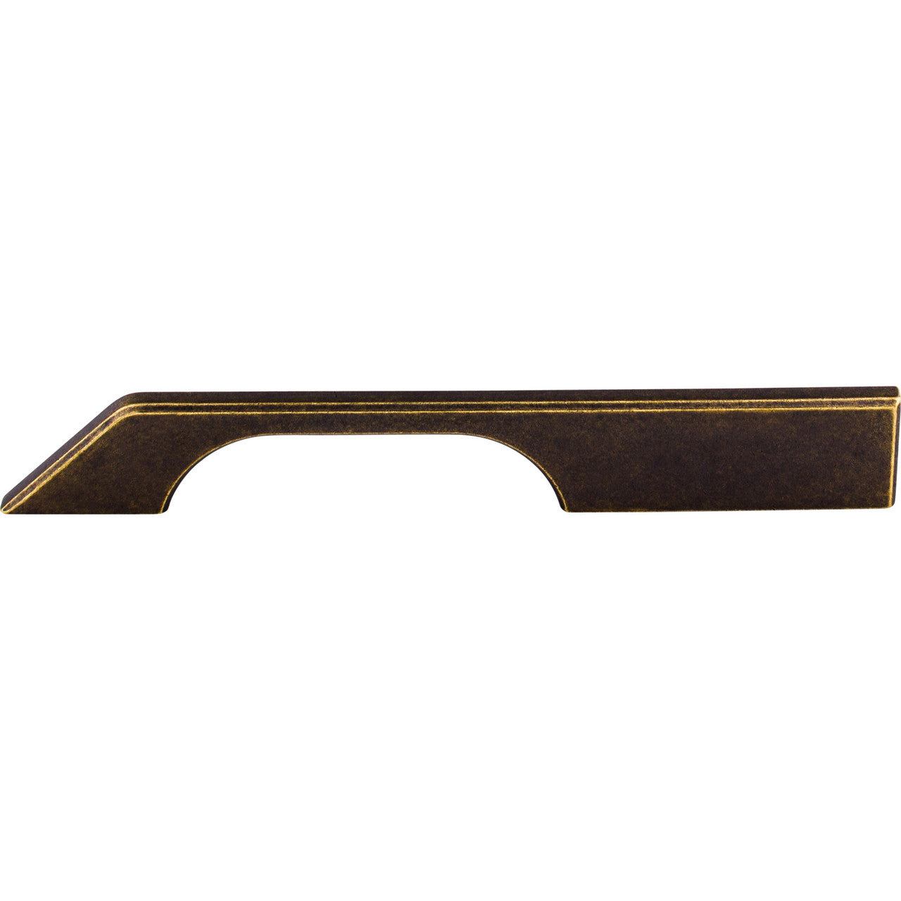Top Knobs TK15GBZ: 7" cc Sanctuary Tapered Bar Cabinet Pull - German Bronze