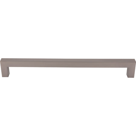 Top Knobs TK164AG: 12" cc Square Bar Appliance Pull - Ash Gray