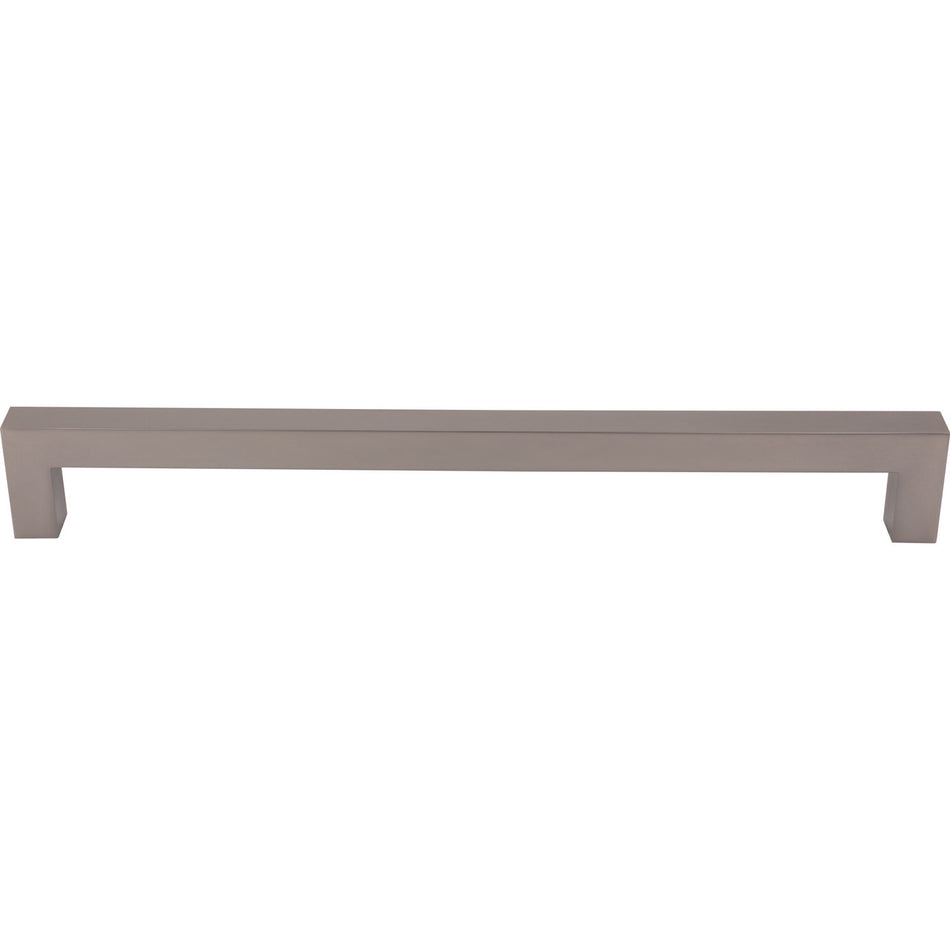 Top Knobs TK164AG: 12" cc Square Bar Appliance Pull - Ash Gray