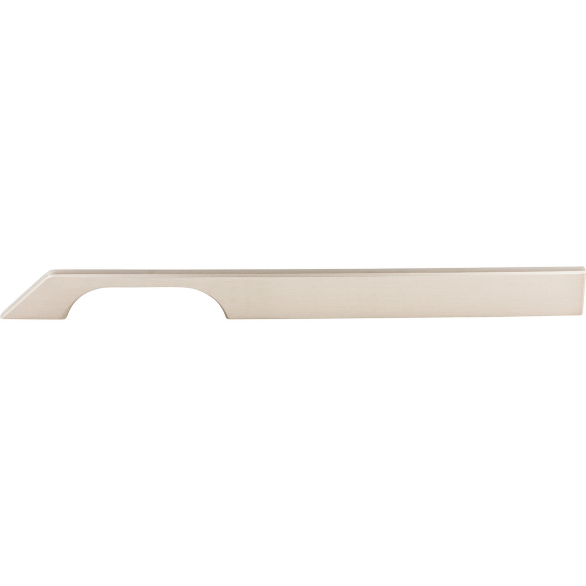 Top Knobs TK16BSN: 12" cc Sanctuary Tapered Bar Cabinet Pull - Brushed Satin Nickel