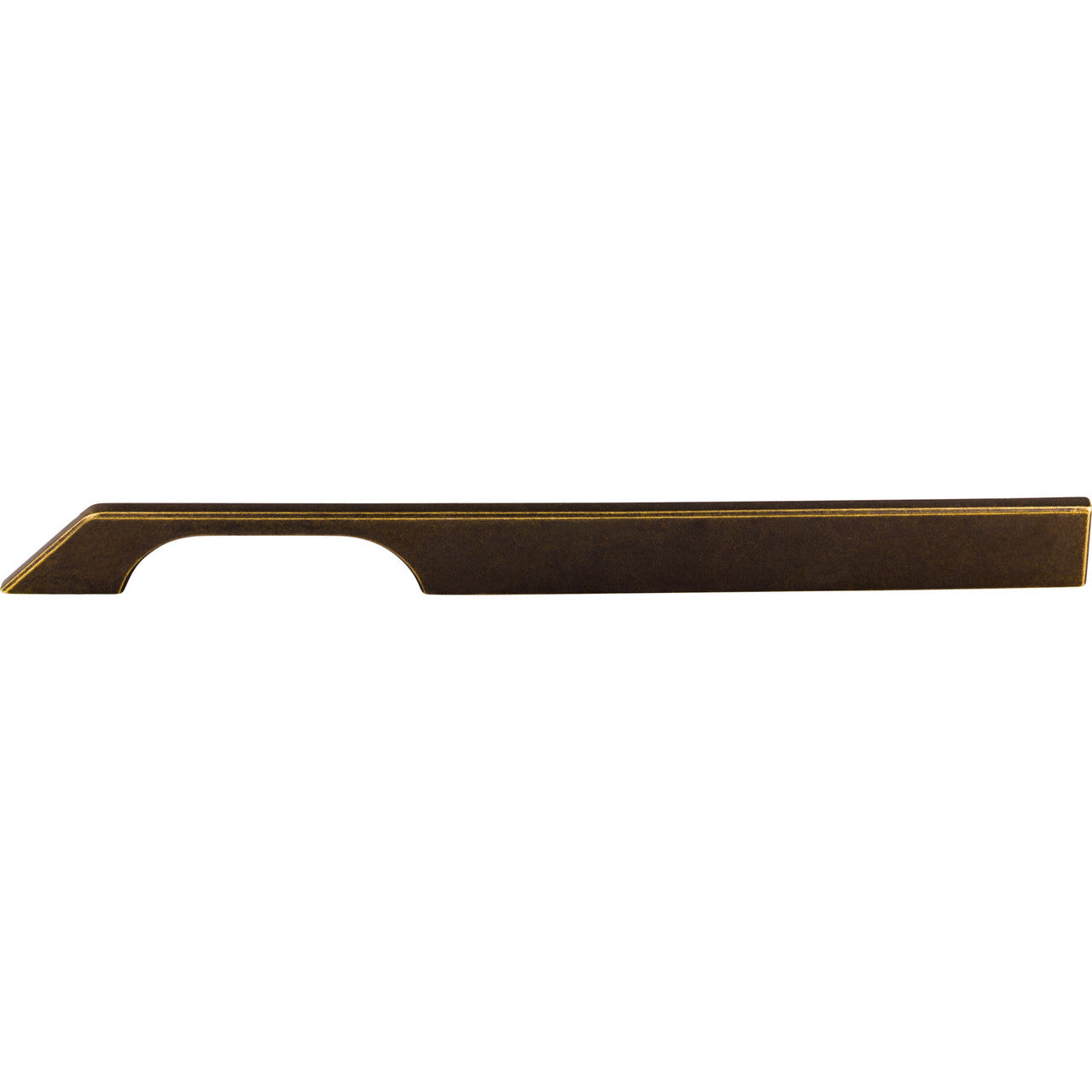 Top Knobs TK16GBZ: 12" cc Sanctuary Tapered Bar Cabinet Pull - German Bronze