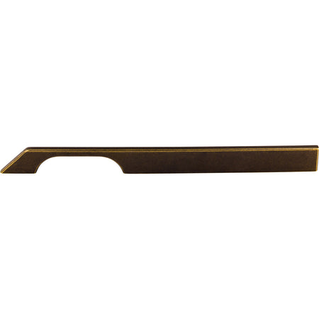Top Knobs TK16GBZ: 12" cc Sanctuary Tapered Bar Cabinet Pull - German Bronze