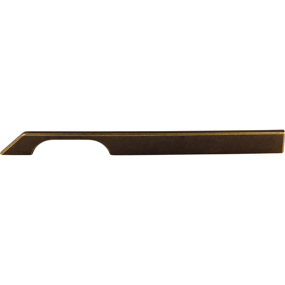 Top Knobs TK16GBZ: 12" cc Sanctuary Tapered Bar Cabinet Pull - German Bronze