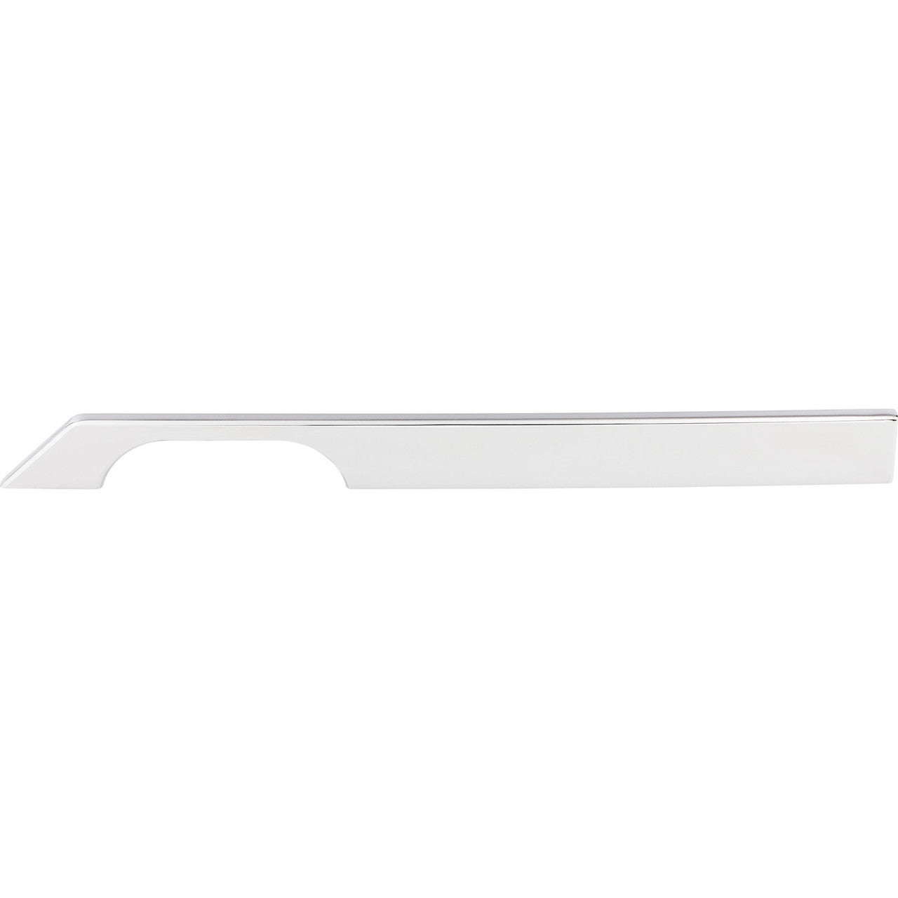 Top Knobs TK16PC: 12" cc Sanctuary Tapered Bar Cabinet Pull - Polished Chrome