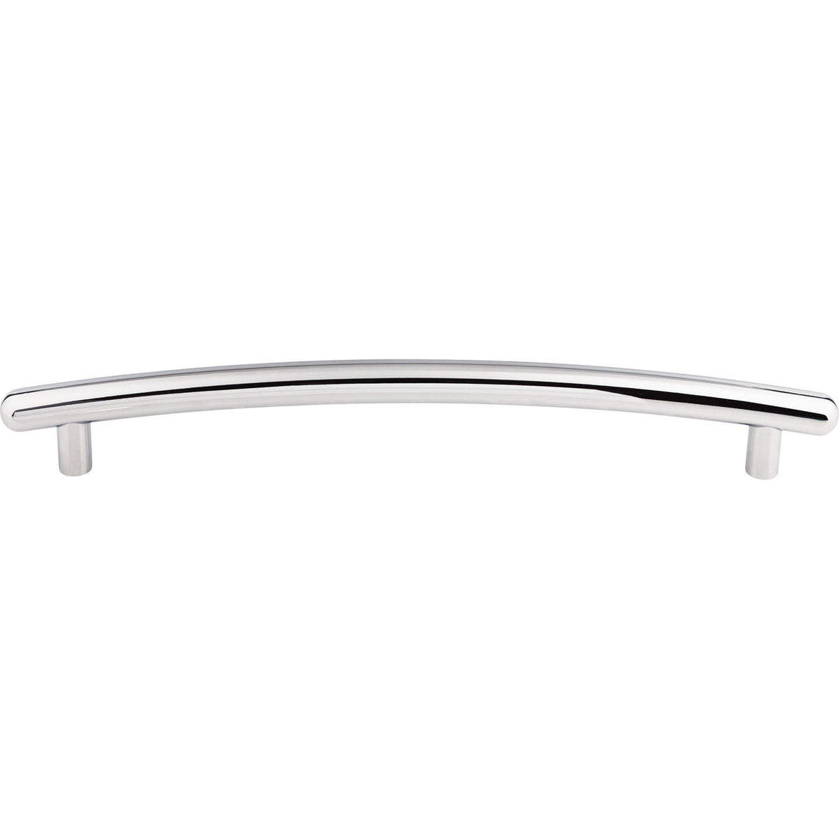 Top Knobs TK170PC: 12" cc Curved Bar Appliance Pull - Polished Chrome