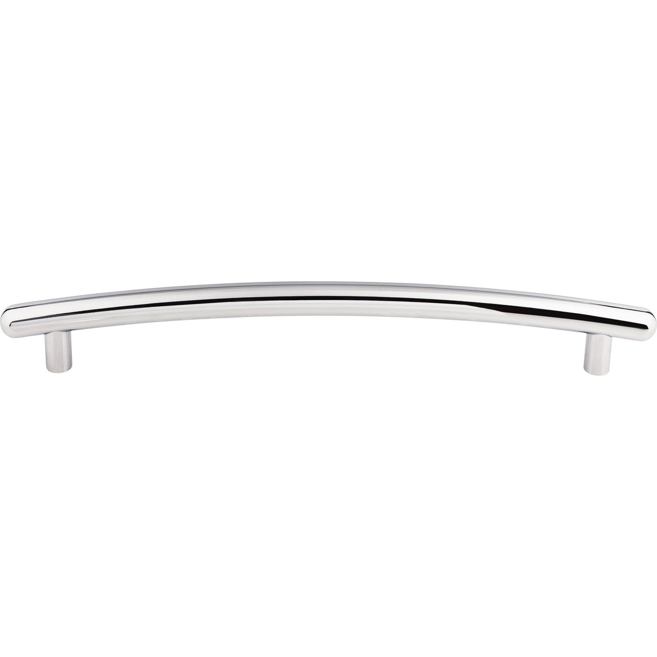 Top Knobs TK170PC: 12" cc Curved Bar Appliance Pull - Polished Chrome