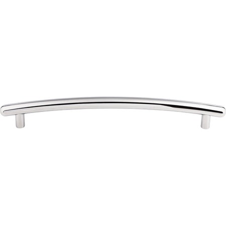 Top Knobs TK170PC: 12" cc Curved Bar Appliance Pull - Polished Chrome