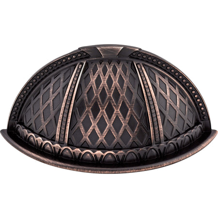 Top Knobs TK172TB: 2-1/2" cc Trevi Cup Cabinet Pull - Tuscan Bronze