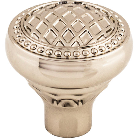 Top Knobs TK173PN: 1-5/16" Trevi Round Cabinet Knob - Polished Nickel