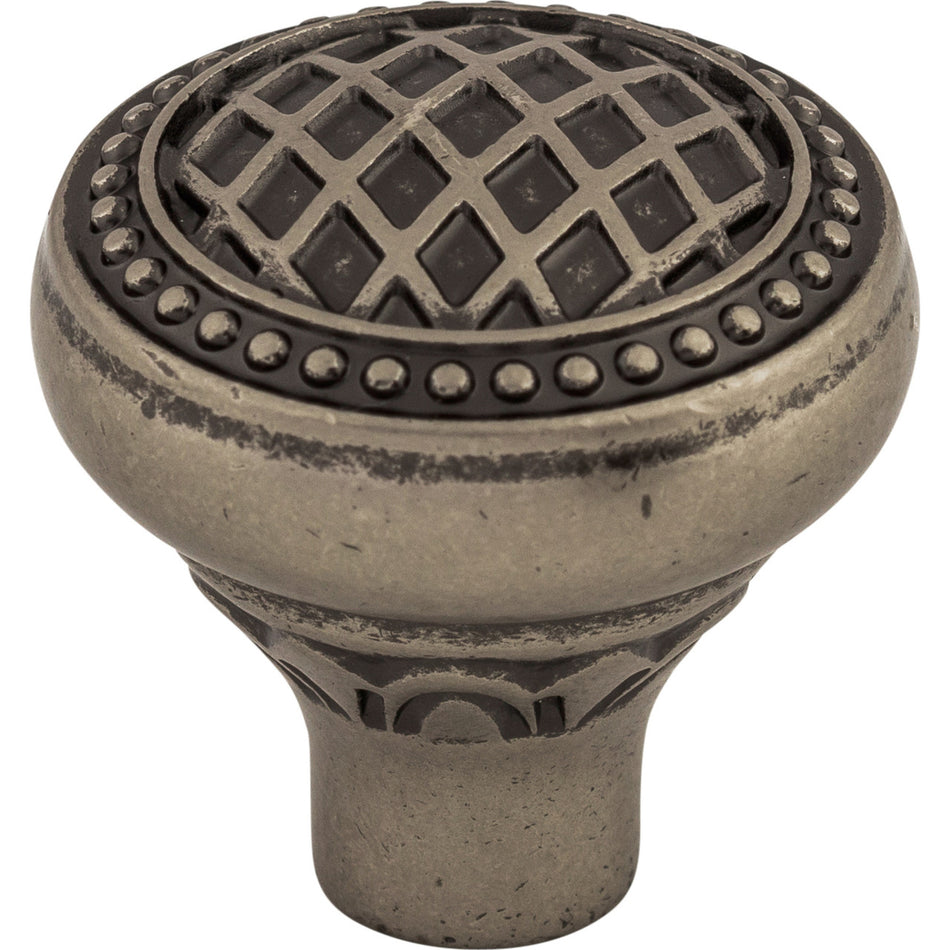 Top Knobs TK173PTA: 1-5/16" Trevi Round Cabinet Knob - Pewter Antique