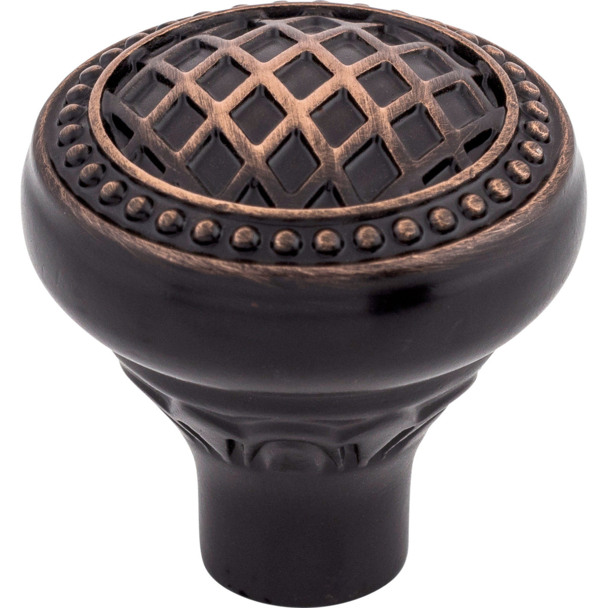 Top Knobs TK173TB: 1-5/16" Trevi Round Cabinet Knob - Tuscan Bronze