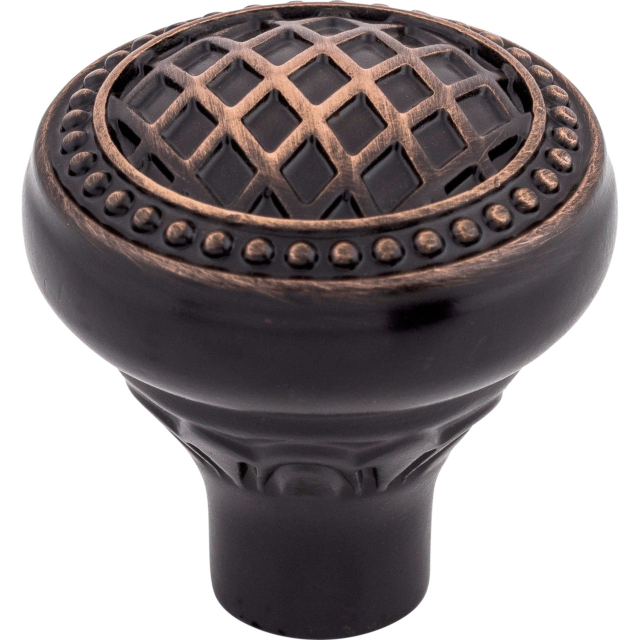 Top Knobs TK173TB: 1-5/16" Trevi Round Cabinet Knob - Tuscan Bronze