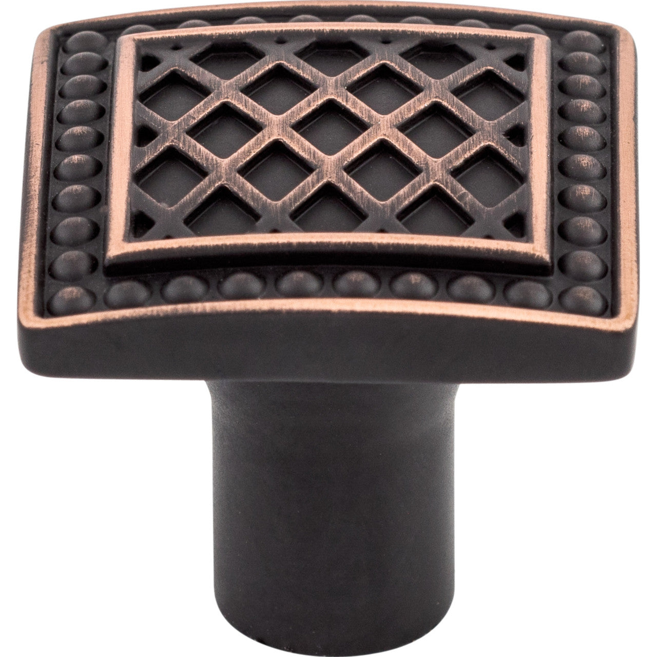 Top Knobs TK174TB: 1-1/4" Trevi Square Cabinet Knob - Tuscan Bronze