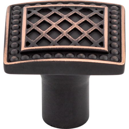 Top Knobs TK174TB: 1-1/4" Trevi Square Cabinet Knob - Tuscan Bronze