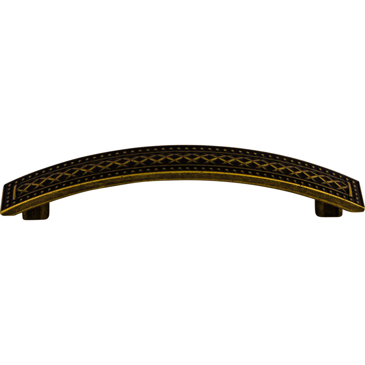 Top Knobs TK175GBZ: 5" cc Crest Arch Bar Cabinet Pull - German Bronze