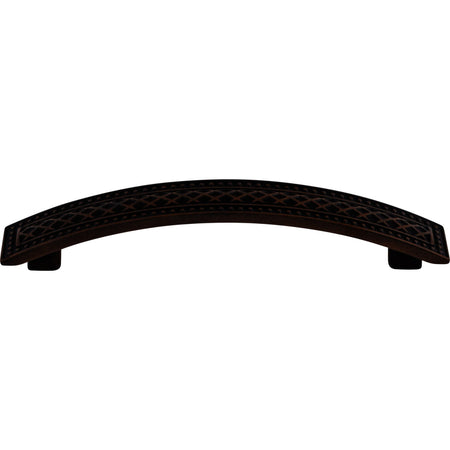 Top Knobs TK175PAR: 5" cc Crest Arch Bar Cabinet Pull - Patina Rouge