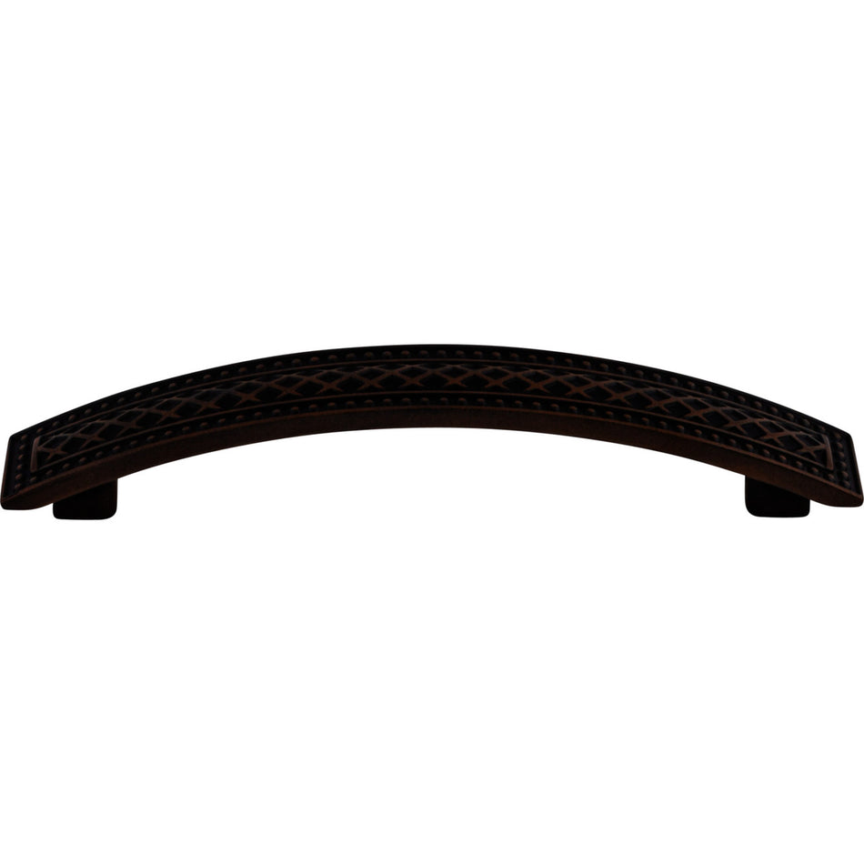 Top Knobs TK175PAR: 5" cc Crest Arch Bar Cabinet Pull - Patina Rouge
