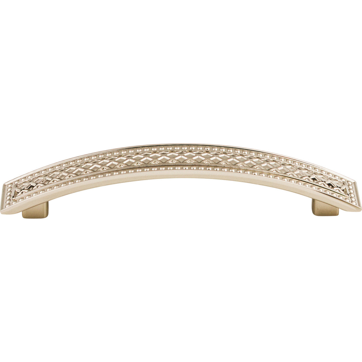 Top Knobs TK175PN: 5" cc Crest Arch Bar Cabinet Pull - Polished Nickel