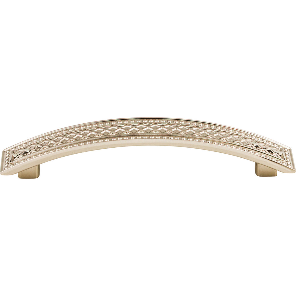 Top Knobs TK175PN: 5" cc Crest Arch Bar Cabinet Pull - Polished Nickel