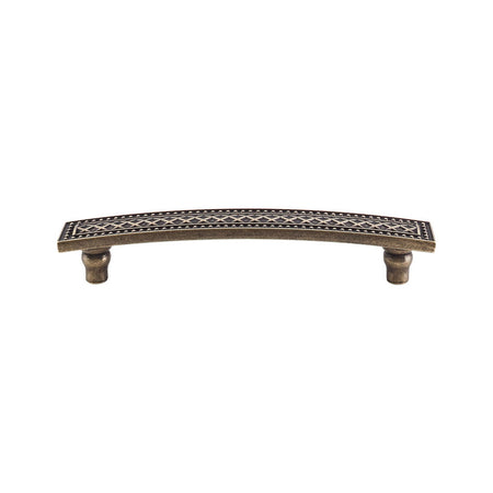 Top Knobs TK176GBZ: 5" cc Crest Arch Bar Cabinet Pull - German Bronze