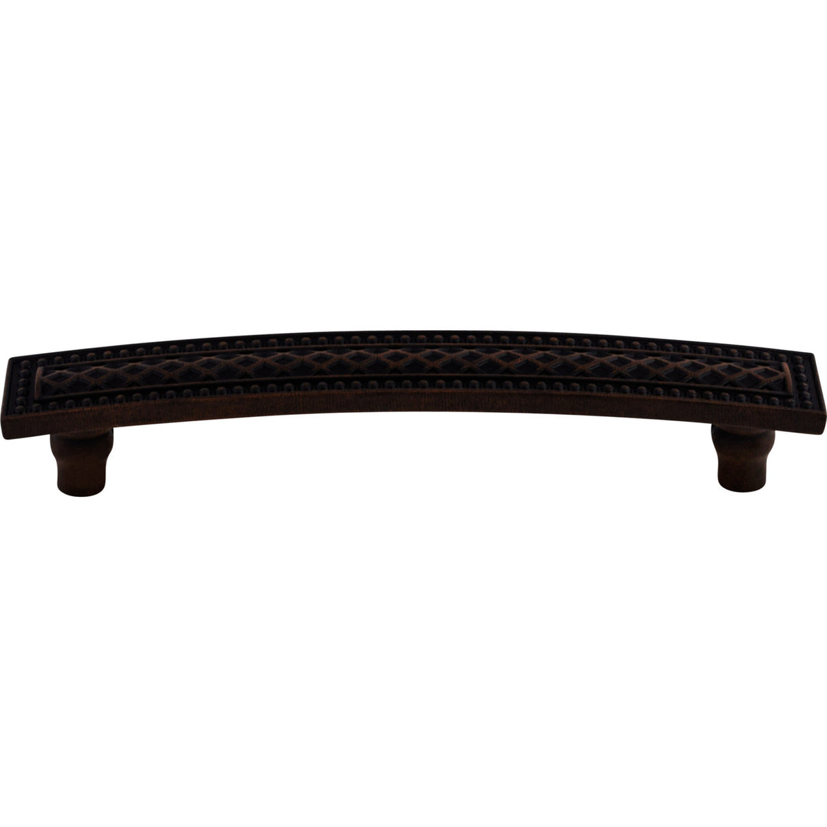 Top Knobs TK176PAR: 5" cc Crest Arch Bar Cabinet Pull - Patina Rouge