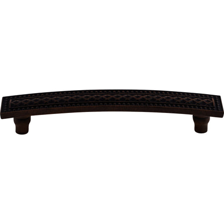 Top Knobs TK176PAR: 5" cc Crest Arch Bar Cabinet Pull - Patina Rouge